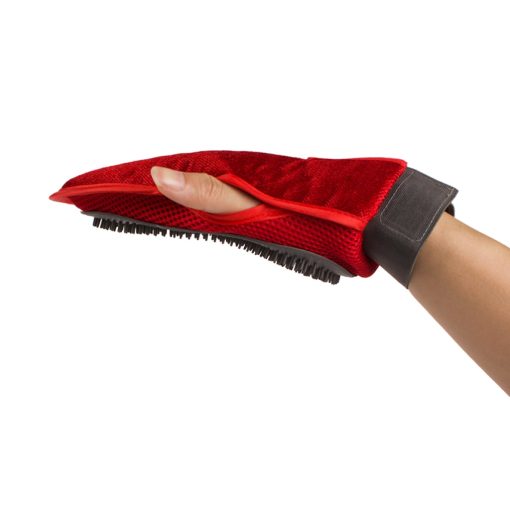 Red Grooming Glove 5 » Pets Impress