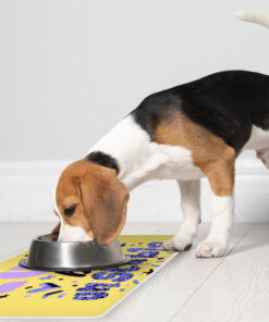 Cute but Unstable Pet Food Mat - Funny Design Anti-Slip Pet Bowl Mat - Graphic Pet Feeding Mat 17 » Pets Impress