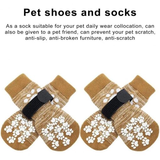Premium Anti-Slip Waterproof Dog Socks with Adjustable Straps 7 » Pets Impress