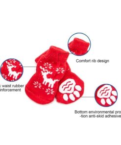 Premium Anti-Slip Knitted Dog Socks for Winter Warmth & Furniture Protection 17 » Pets Impress