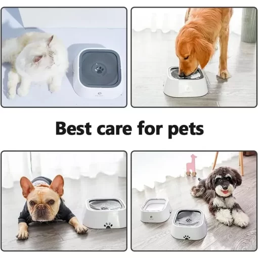 Spill-Proof & Non-Wetting 1.5L Pet Water Bowl 9 » Pets Impress