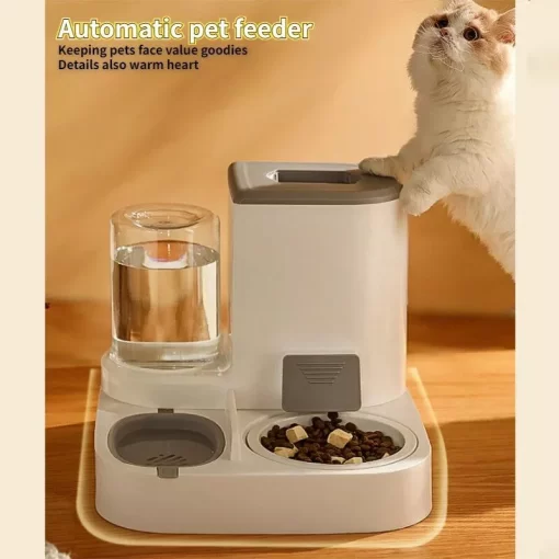 3.5L Automatic Pet Feeder with Stainless Steel Bowl 5 » Pets Impress