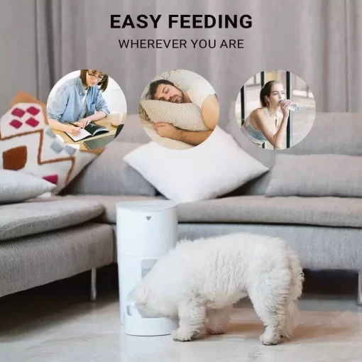 9L Smart Pet Feeder with Interactive App Control & Voice Recording 9 » Pets Impress