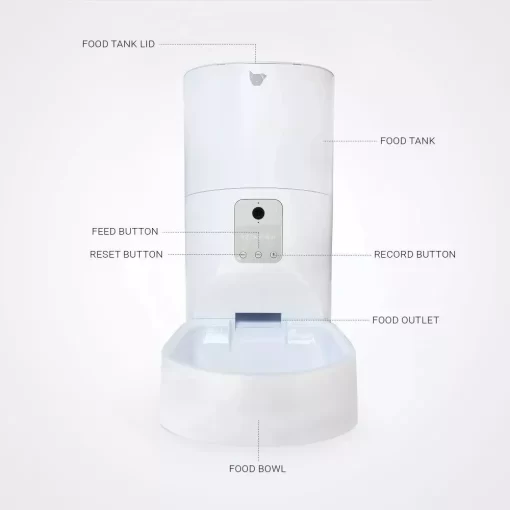 9L Smart Pet Feeder with Interactive App Control & Voice Recording 5 » Pets Impress