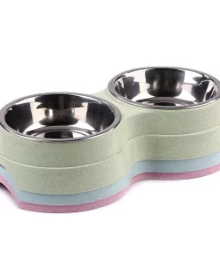 Stainless Steel Double Bowl 11 » Pets Impress