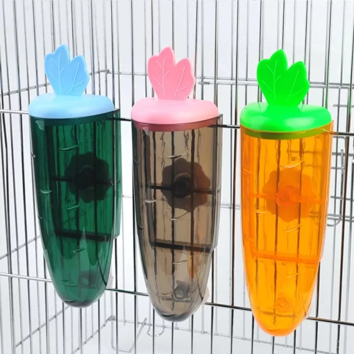 Adorable Carrot-Shaped 500ml Pet Water Dispenser 7 » Pets Impress