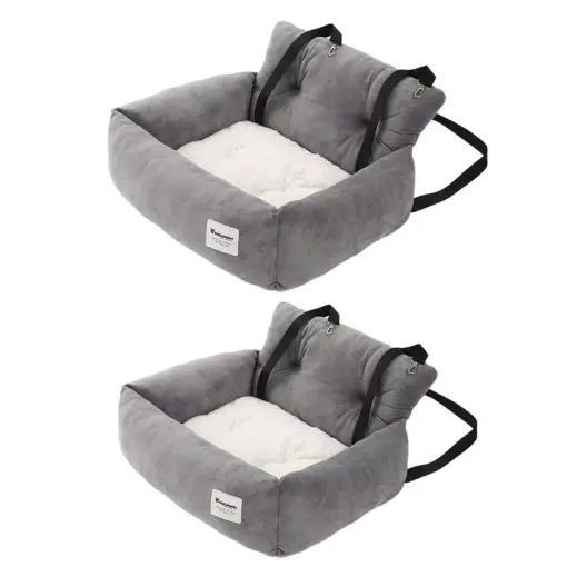 Portable & Washable Pet Car Booster Seat with Anti-Slip Bottom 3 » Pets Impress