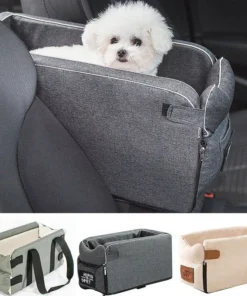 Luxury Portable Pet Car Seat - Washable Safety Travel Bed for Small Dogs & Cats 11 » Pets Impress