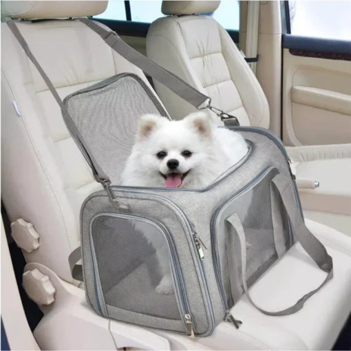 Portable Pet Carrier, TSA Airline Approved, Ideal for Cats, Dogs & Puppies up to 15 Lbs, Durable & Waterproof 7 » Pets Impress