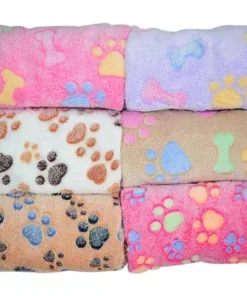 Deluxe Dog Paw Blanket 11 » Pets Impress