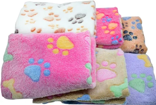 Deluxe Dog Paw Blanket 7 » Pets Impress