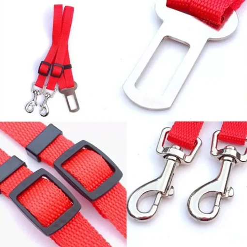 Adjustable Dual-Dog Car Safety Seat Belt with Quick Release 13 » Pets Impress