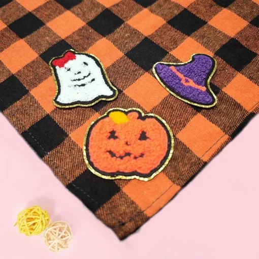 Halloween Checkered Bandana for Dogs and Cats 7 » Pets Impress