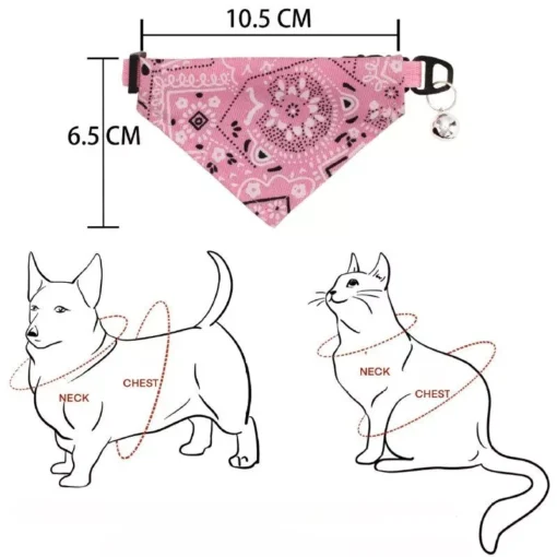 Adjustable Pet Scarf with Bell 9 » Pets Impress