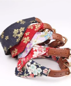 Fashion Pet Collar with Floral Bow Tie & Bandana 17 » Pets Impress