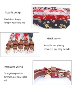 Fashion Pet Collar with Floral Bow Tie & Bandana 19 » Pets Impress