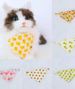 Adjustable Fruit Print Pet Bandanas 21 » Pets Impress