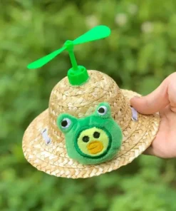 Chic Straw Sun Hat for Dogs & Cats 17 » Pets Impress