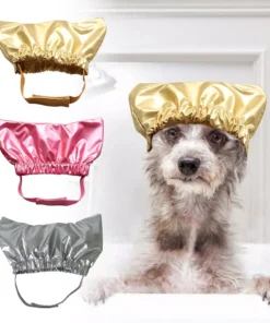 Waterproof Pet Shower Cap with Adjustable Strap for Dogs & Cats 25 » Pets Impress