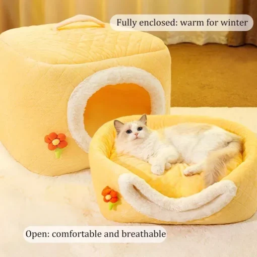 Plush Indoor Cat Bed 5 » Pets Impress