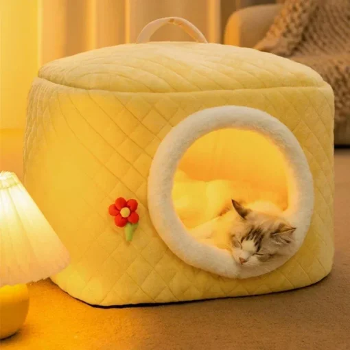 Plush Indoor Cat Bed 7 » Pets Impress