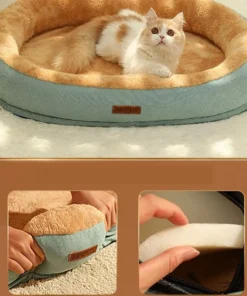 Cozy Comfort Cotton Pet Bed for Cats and Small Dogs 19 » Pets Impress