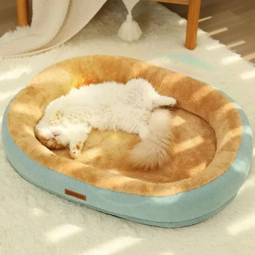 Cozy Comfort Cotton Pet Bed for Cats and Small Dogs 5 » Pets Impress