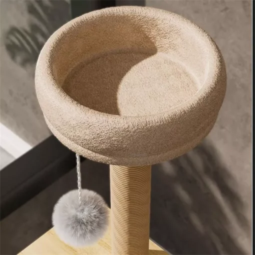 Luxury 5-Tier Wooden Cat Tower 9 » Pets Impress