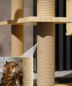 Luxury 5-Tier Wooden Cat Tower 19 » Pets Impress