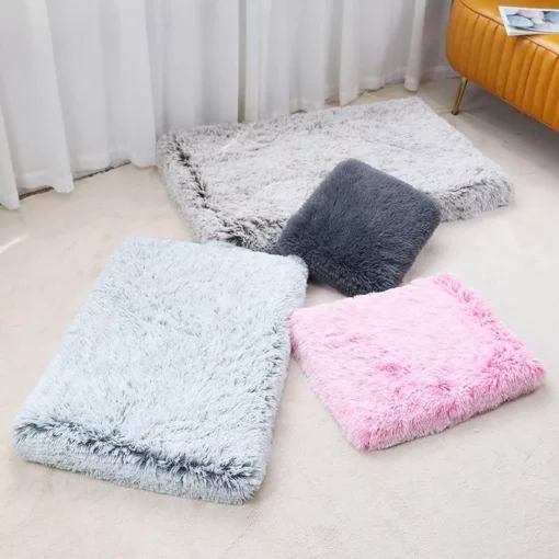 Luxurious Plush Square Dog Mattress 1 » Pets Impress