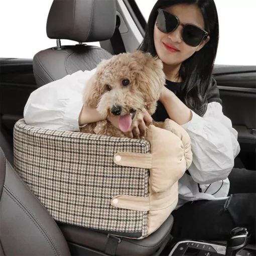 Small Dog & Cat Armrest Booster for Secure Travel 1 » Pets Impress